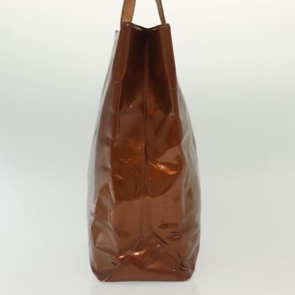 LOUIS VUITTON Monogram Vernis Reade MM Hand Bag Bronze M91143 - Picture 4 of 13